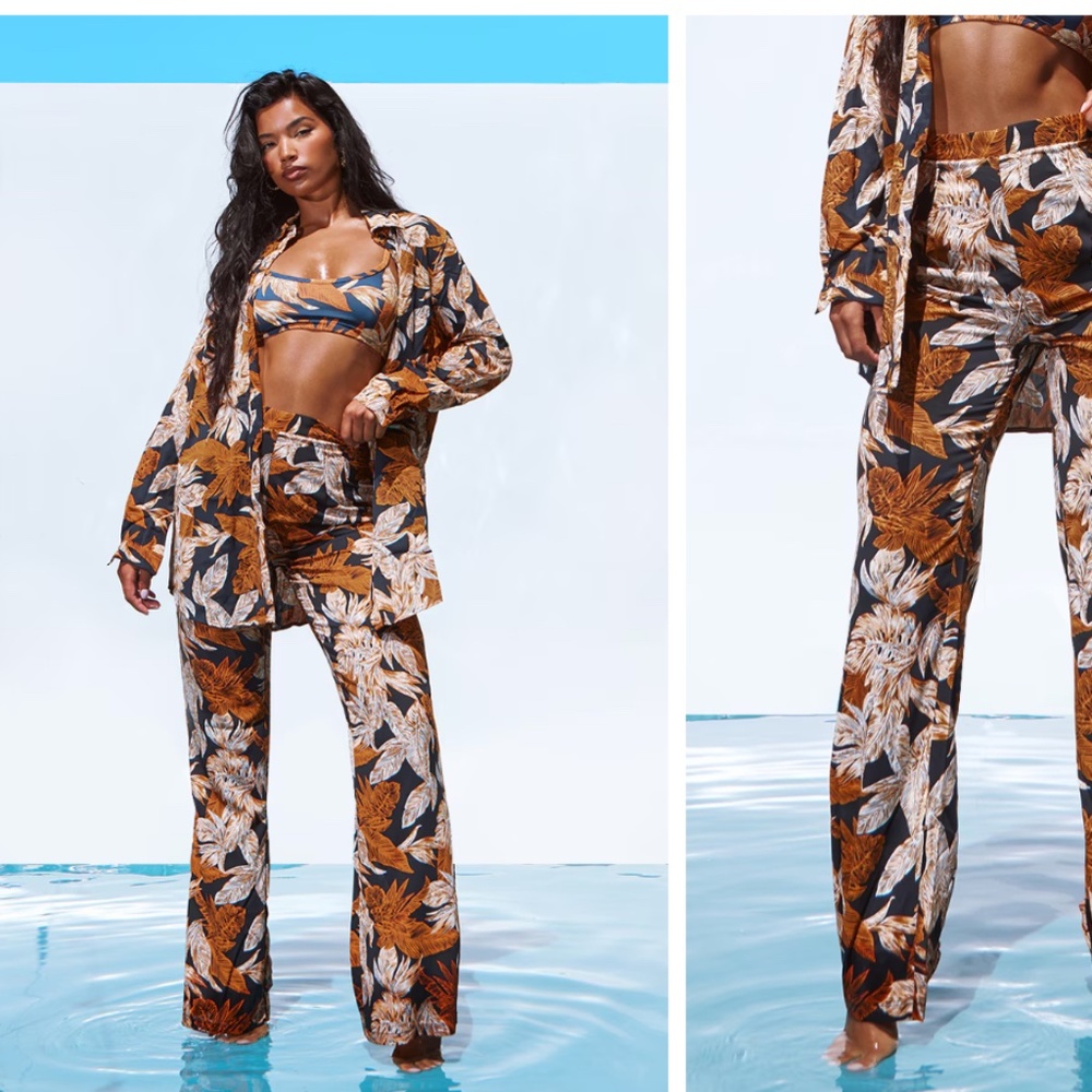 Tropical Pants (SIZE 6) & shirt (size 4) SET